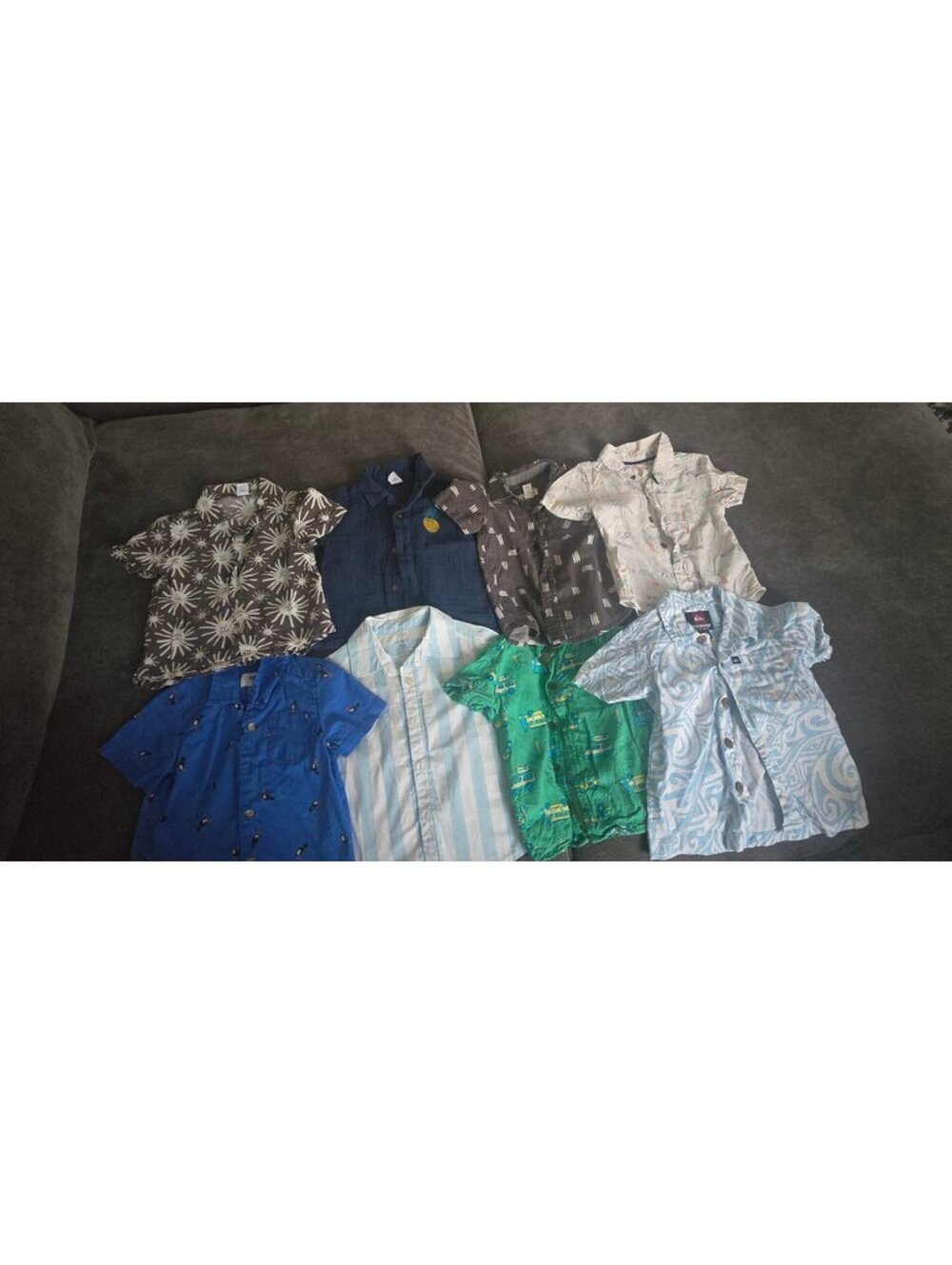 18 Month Boys Short Sleeve Button Up Lot